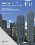 Bild: Issac 2013 Proceedings of the 38th International Symposium on Symbolic and Algebraic Computation - ACM
