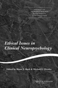 Cover: Ethical Issues in Clinical Neuropsychology - Swets & Zeitlinger