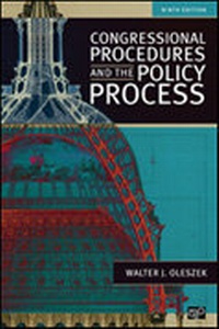 Enlarge image Cover: Congressional Procedures and the Policy Process - CQ Press