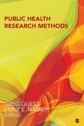 Cover: Public Health Research Methods - SAGE Publications Inc