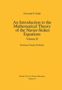 Cover: An Introduction to the Mathematical Theory of the Navier-Stokes Equations - Springer