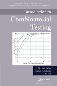 Enlarge image Cover: Introduction to Combinatorial Testing - CRC Press