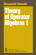 Cover: Theory of Operator Algebras I - Springer