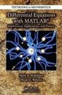 Cover: Differential Equations with MATLAB - CRC Press