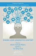 Cover: Mining User Generated Content - Chapman & Hall/CRC