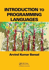 Enlarge image Cover: Introduction to Programming Languages - CRC Press
