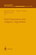 Cover: Grid Generation and Adaptive Algorithms - Springer
