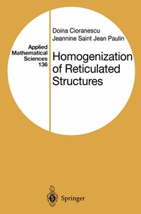 Enlarge image Cover: Homogenization of Reticulated Structures - Springer