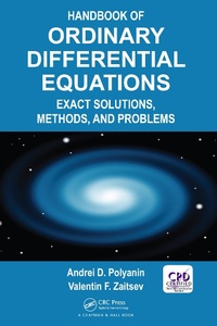 Enlarge image Cover: Handbook of Ordinary Differential Equations - Chapman & Hall/CRC