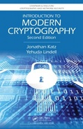 Cover: Introduction to Modern Cryptography - CRC Press