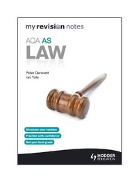 Enlarge image Cover: My Revision Notes: AQA AS Law - Hodder Education