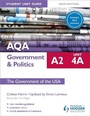 Cover: AQA A2 Government & Politics Student Unit Guide New Edition: Unit 4A The Government of the USA Updated - Philip Allan Updates