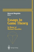 Cover: Essays in Game Theory - Springer
