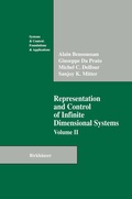 Cover: Representation and Control of Infinite Dimensional Systems - Springer-Verlag New York Inc.