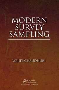 Enlarge image Cover: Modern Survey Sampling - CRC Press