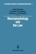 Cover: Neuropsychology and the Law - Springer