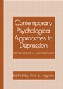 Cover: Contemporary Psychological Approaches to Depression - Springer