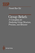 Cover: Group Beliefs - Springer