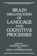 Cover: Brain Organization of Language and Cognitive Processes - Springer
