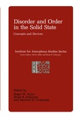 Cover: Disorder and Order in the Solid State - Springer