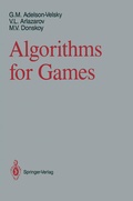 Cover: Algorithms for Games - Springer