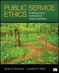 Cover: Public Service Ethics - CQ Press