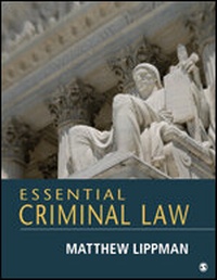 Enlarge image Cover: Essential Criminal Law - SAGE Publications Inc