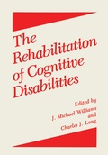 Cover: The Rehabilitation of Cognitive Disabilities - Springer