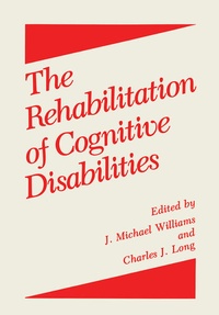 Enlarge image Cover: The Rehabilitation of Cognitive Disabilities - Springer