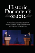 Cover: Historic Documents of 2012 - CQ Press