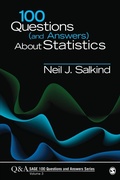 Cover: 100 Questions (and Answers) About Statistics - SAGE Publications Inc