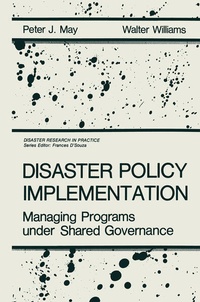 Enlarge image Cover: Disaster Policy Implementation - Springer