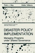 Cover: Disaster Policy Implementation - Kluwer Academic / Plenum Publishers
