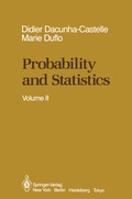 Cover: Probability and Statistics - Springer