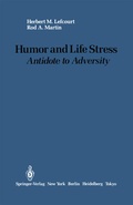 Cover: Humor and Life Stress - Springer