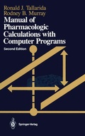 Cover: Manual of Pharmacologic Calculations - Springer
