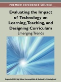 Cover: Evaluating the Impact of Technology on Learning, Teaching, and Designing Curriculum - Idea Group,U.S.