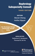 Cover: The Washington Manual of Nephrology Subspecialty Consult - Lippincott Williams and Wilkins