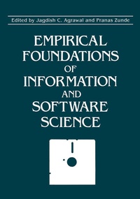 Enlarge image Cover: Impirical Foundations of Information and Software Science - Springer