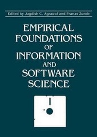 Enlarge image Cover: Impirical Foundations of Information and Software Science - Kluwer Academic/Plenum Publishers