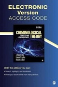Cover: Criminological Theory Electronic Version - SAGE Publications Inc
