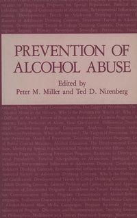 Enlarge image Cover: Prevention of Alcohol Abuse - Springer