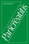 Cover: Pancreatitis - Springer
