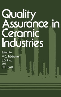 Enlarge image Cover: Quality Assurance in Ceramic Industries - Springer
