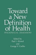 Cover: Toward a New Definition of Health - Kluwer Academic/Plenum Publishers