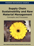 Cover: Supply Chain Sustainability and Raw Material Management - Business Science Reference