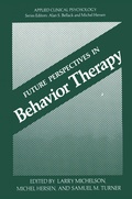 Cover: Future Perspectives in Behavior Therapy - Springer