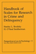 Cover: Handbook of Scales for Research in Crime and Delinquency - Springer