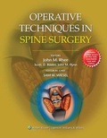 Cover: Operative Techniques in Spine Surgery - Lippincott Williams and Wilkins