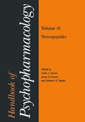 Cover: Handbook of Psychopharmacology - Springer